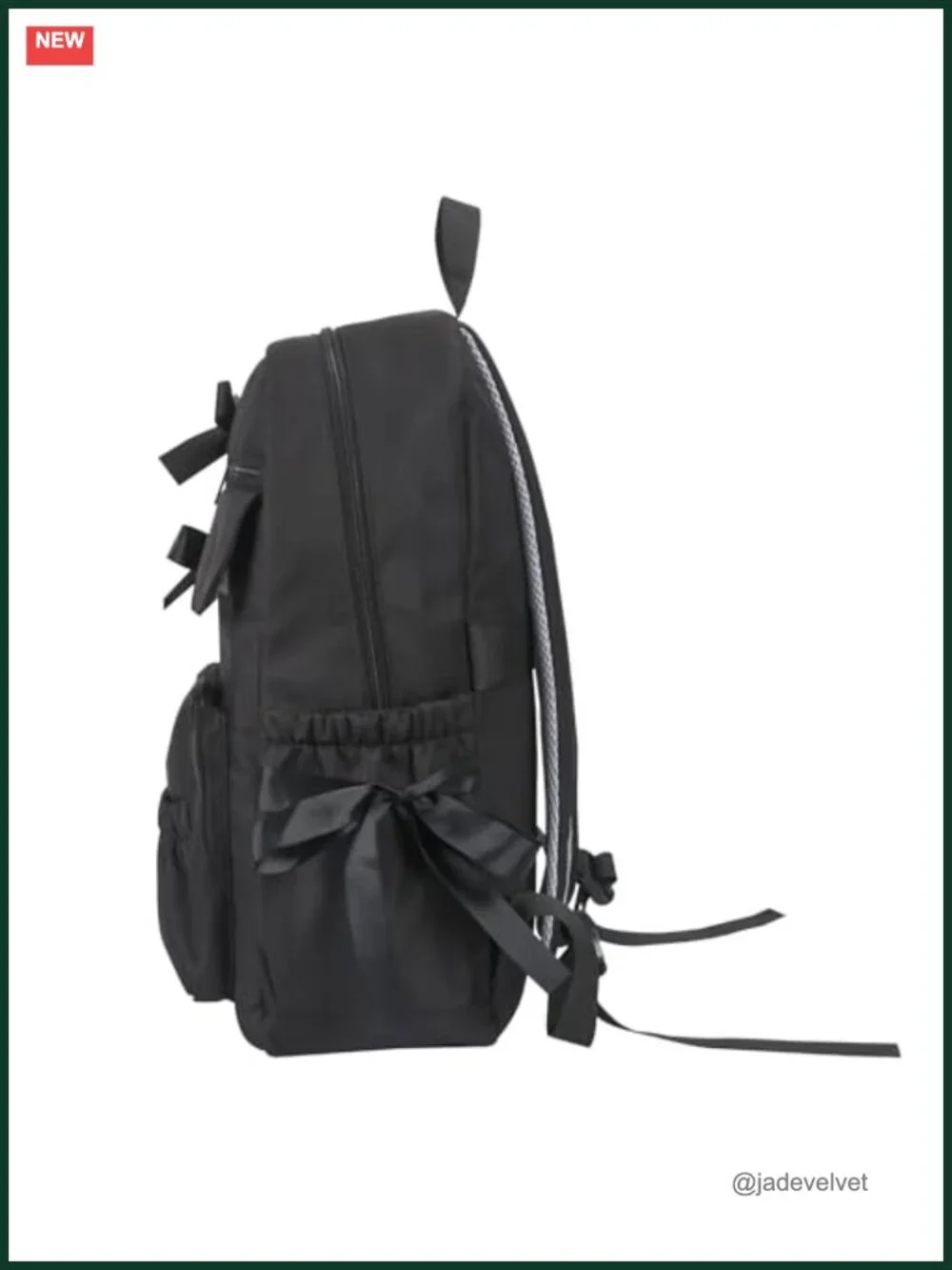 Kawaii Coquette Backpack with Bows for Teen Girls School Bookbag Aesthetic